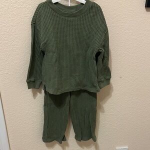 GAP Sage Green Waffle Knit Sweater